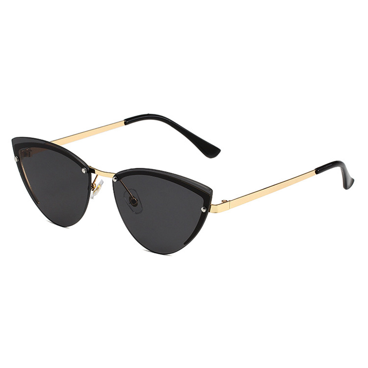 Lunettes de soleil en métal de couleur océan