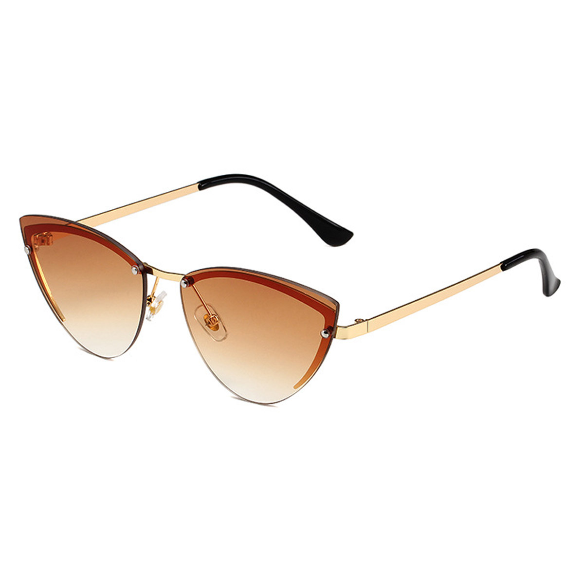 Lunettes de soleil en métal de couleur océan