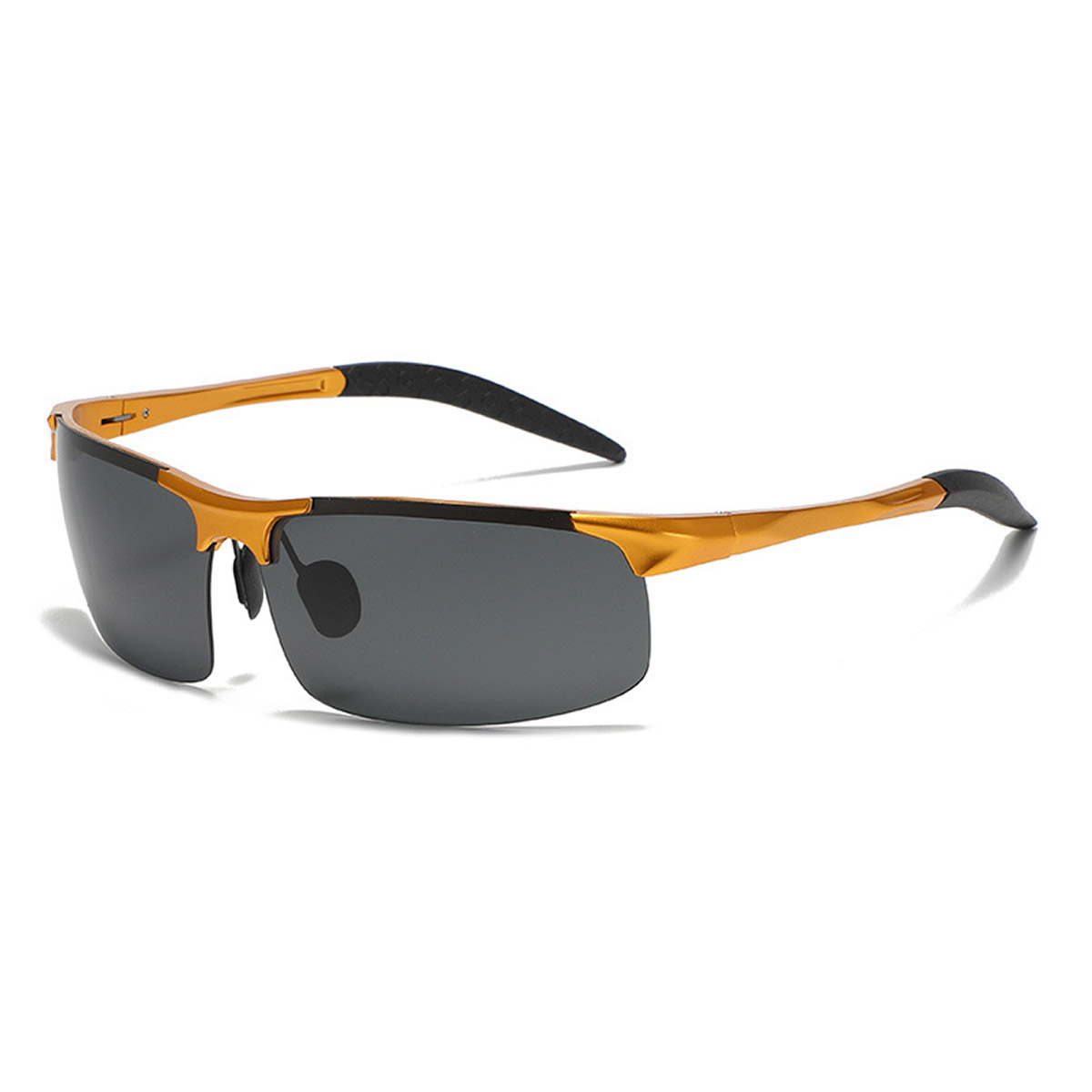 Lunettes de soleil en métal cycliste en aluminium-magnésium