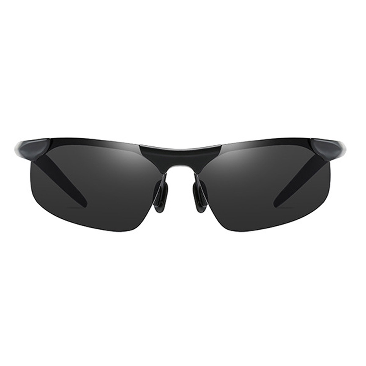 Lunettes de soleil en métal cycliste en aluminium-magnésium