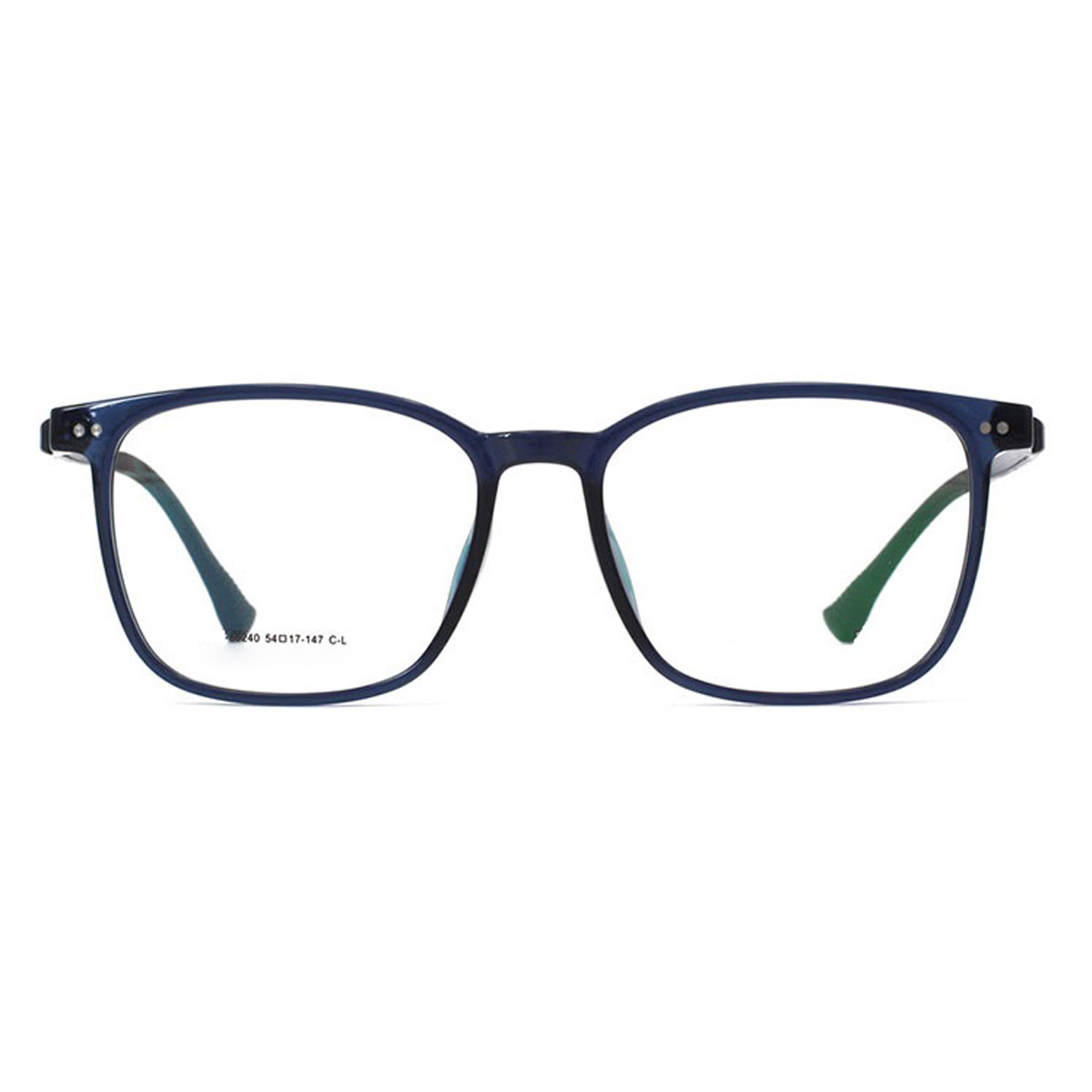 Lunes optiques ultem biodégradables carrés