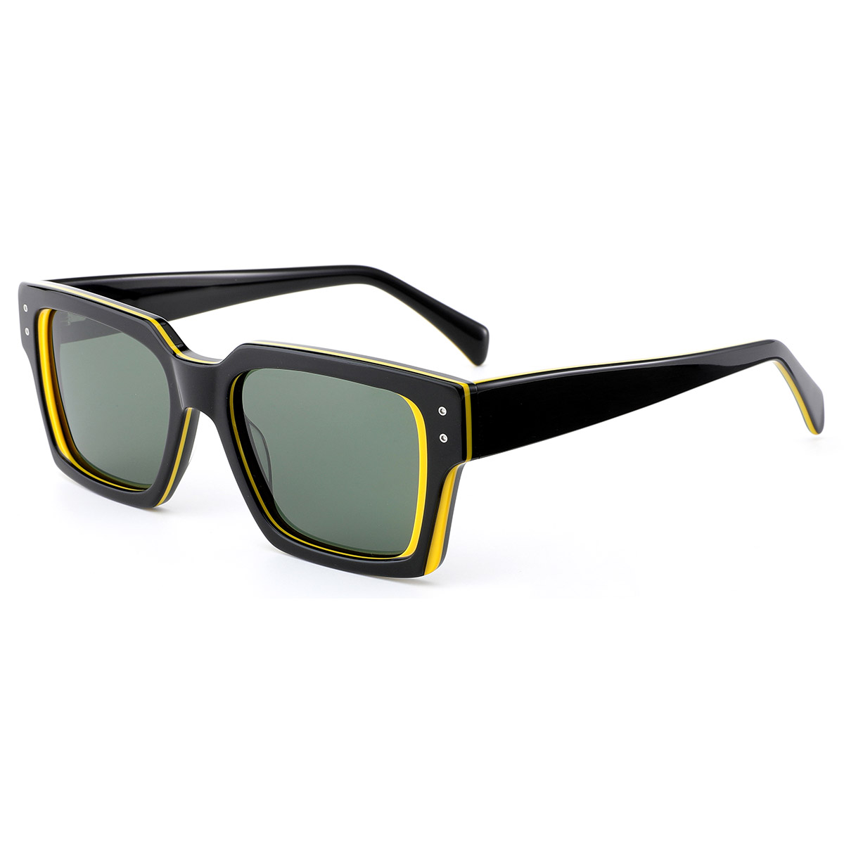 Lunettes de soleil acétate polarisées en nylon à impact ultra-léger