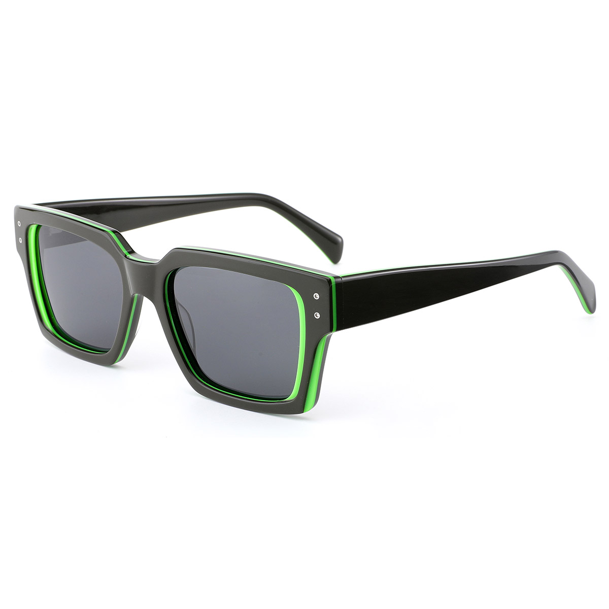 Lunettes de soleil acétate polarisées en nylon à impact ultra-léger