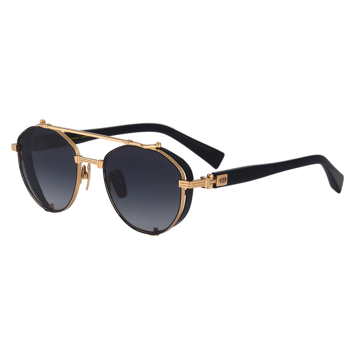 Lunettes de soleil de titane pur résistant à l'impact ovale rétro