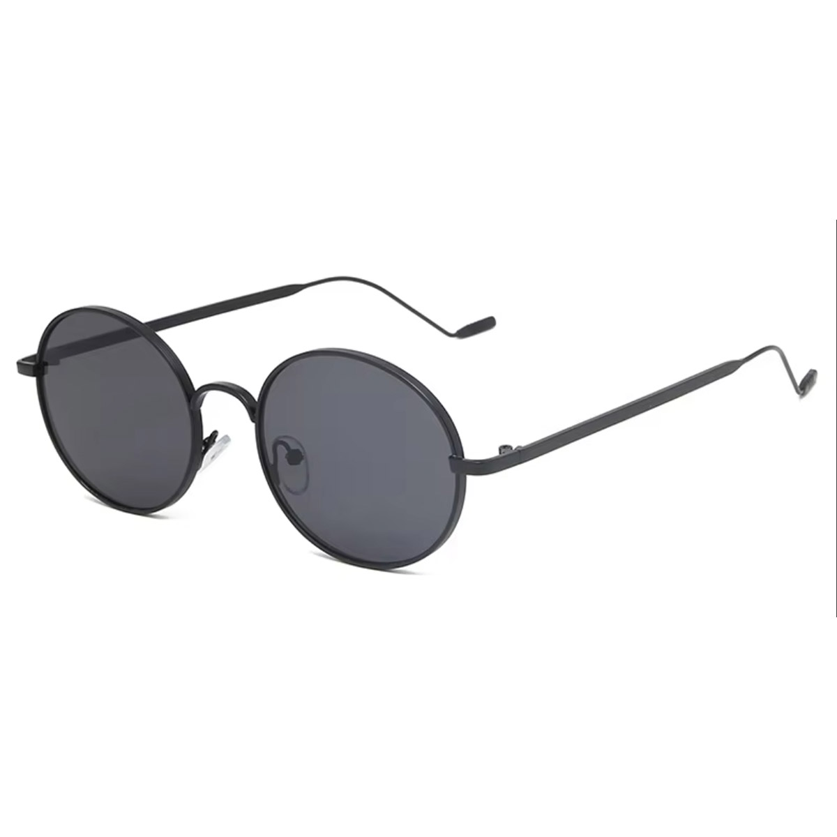 Lunettes de soleil en métal rond vintage