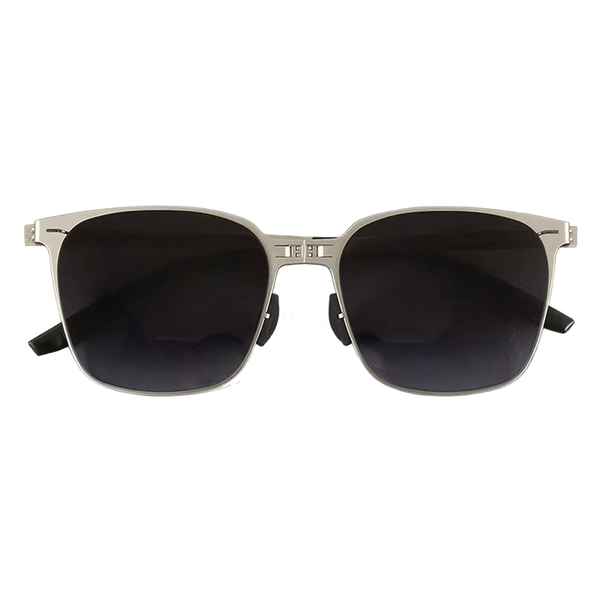Lunettes de soleil en métal unisexe légères pliantes