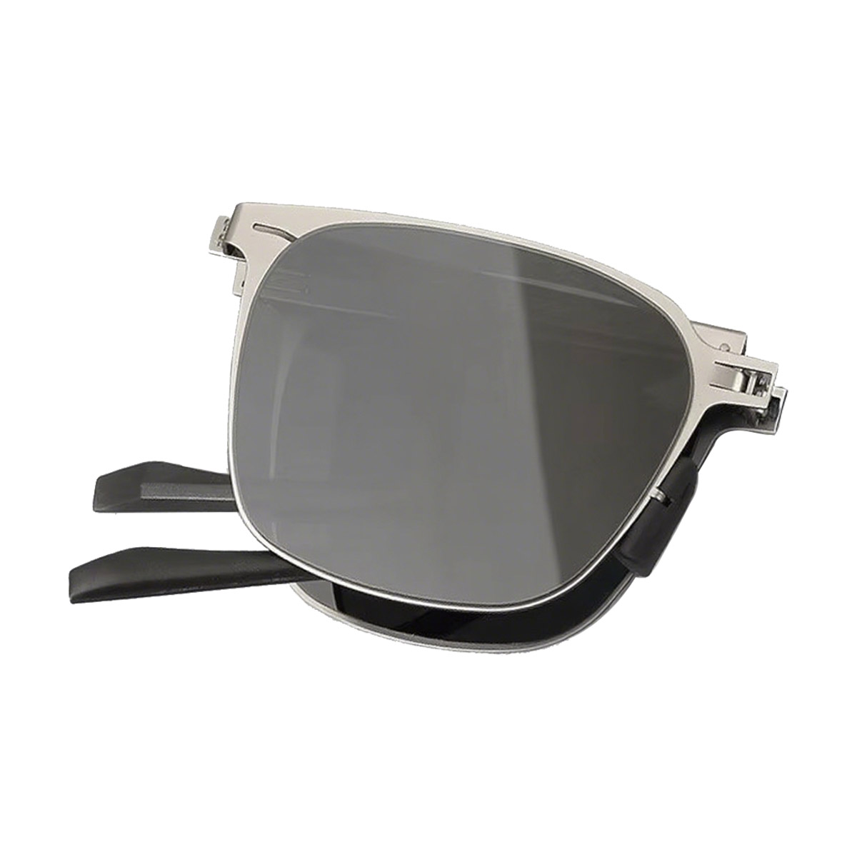 Lunettes de soleil en métal unisexe légères pliantes