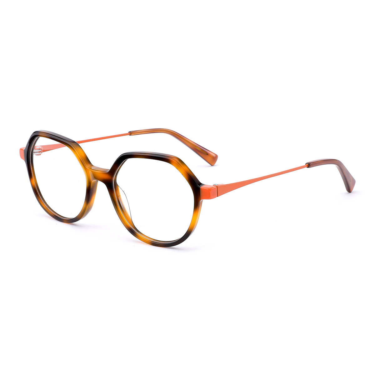 Mélange d'épissage luxueux léger et assortir des lunettes optiques en acétate