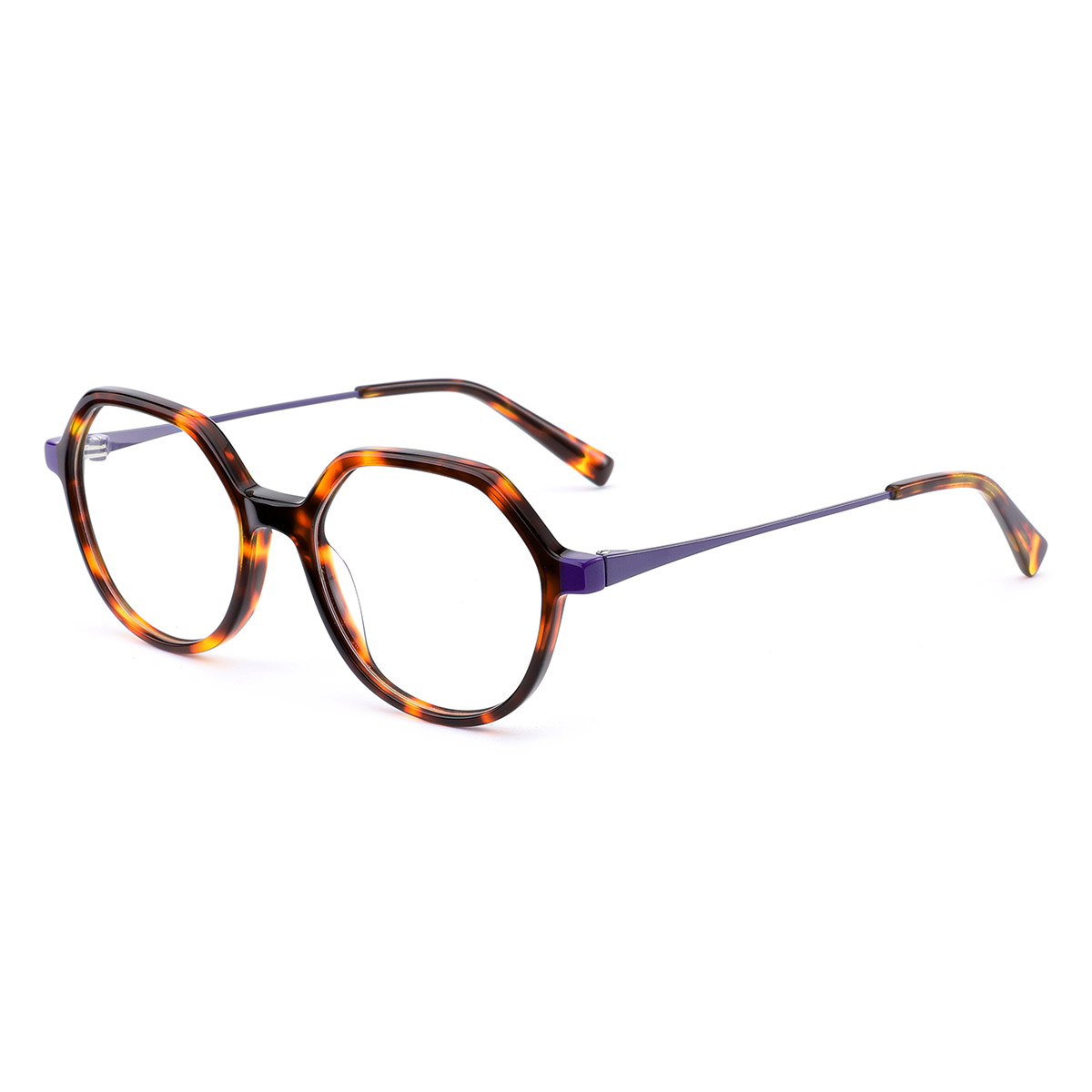 Mélange d'épissage luxueux léger et assortir des lunettes optiques en acétate