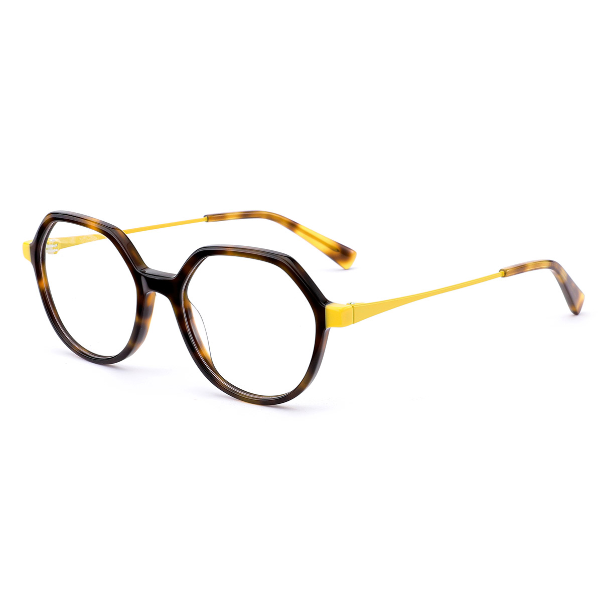 Mélange d'épissage luxueux léger et assortir des lunettes optiques en acétate