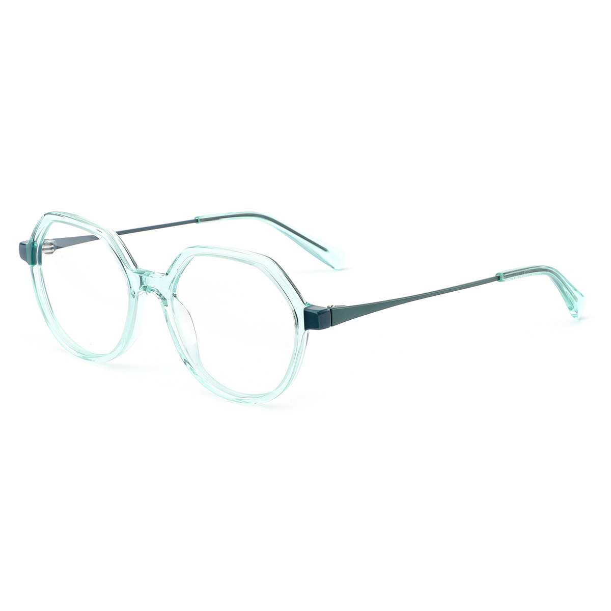 Mélange d'épissage luxueux léger et assortir des lunettes optiques en acétate