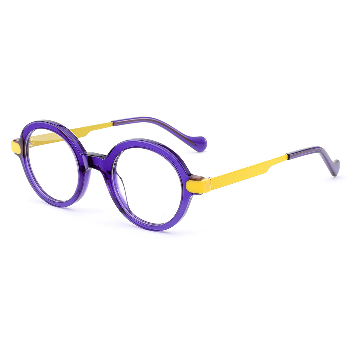 Lunes optiques à cadre rond rétro