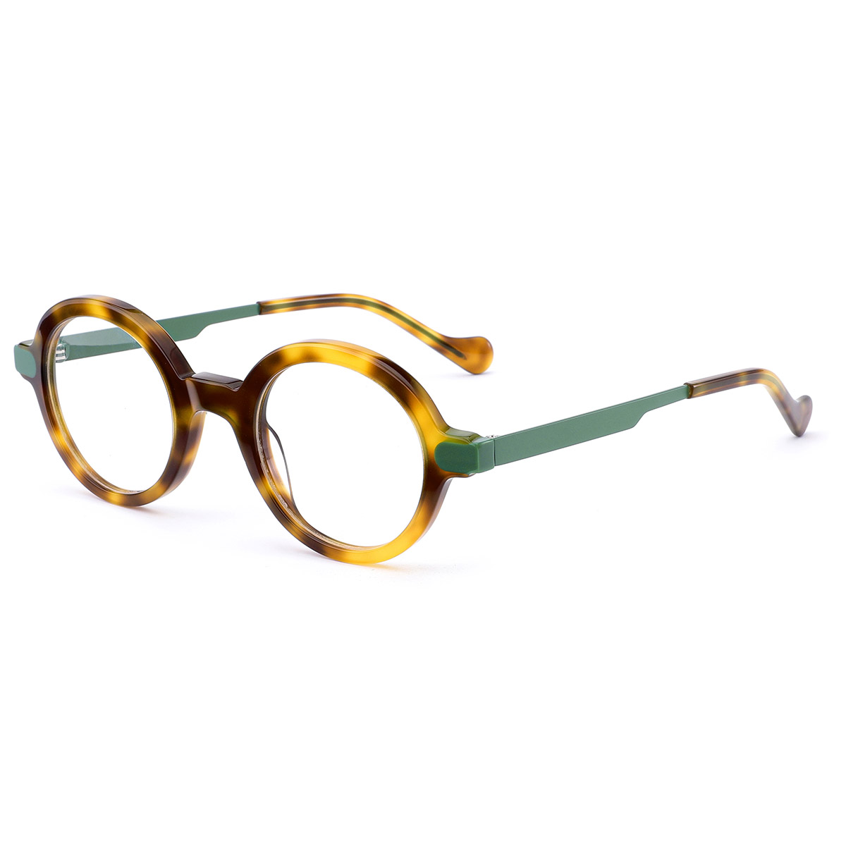 Lunes optiques à cadre rond rétro