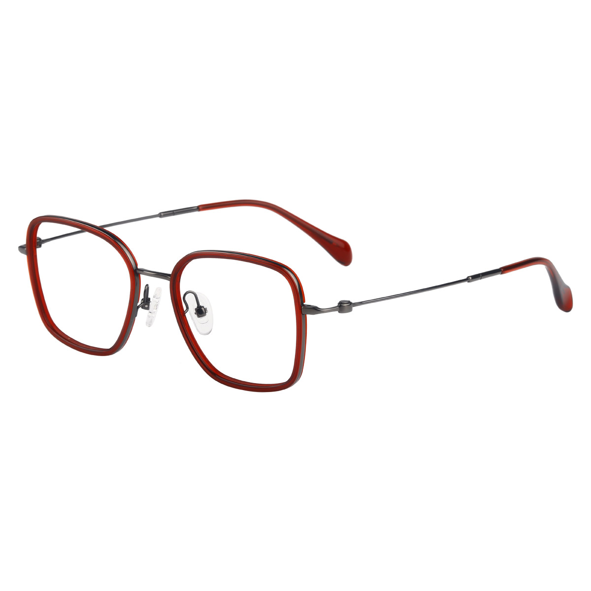 Lunes optiques à acétate de titane multicolore japonais