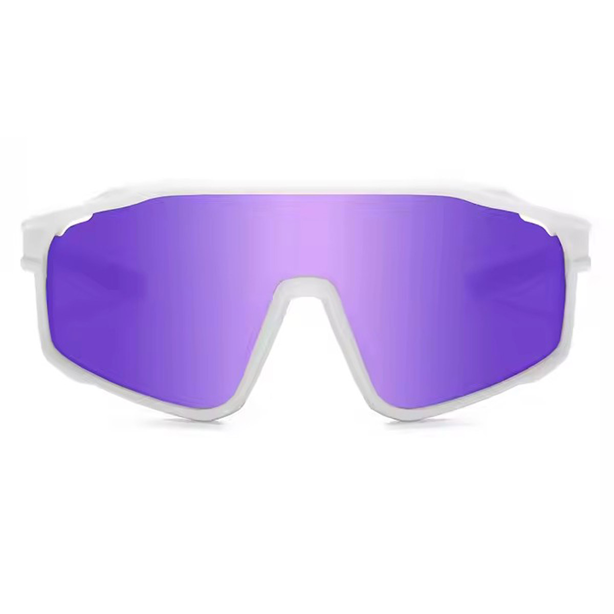TR90 Full Frame White Frame Mesul Sunglasses