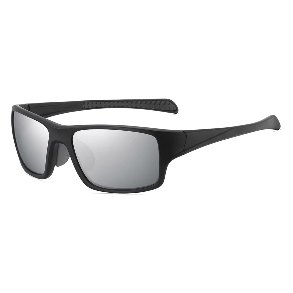 Lunettes de soleil de pêche polarisées à cadre carré pour hommes