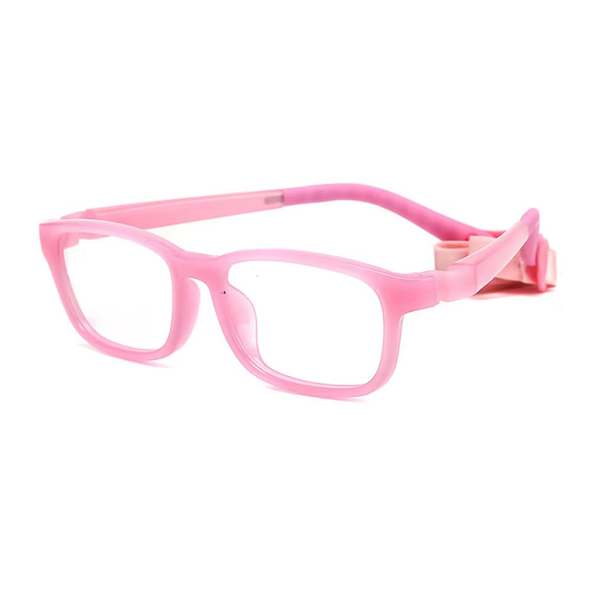 Mémoire Silicone Square Cartoon Ajustement des verres optiques pour enfants