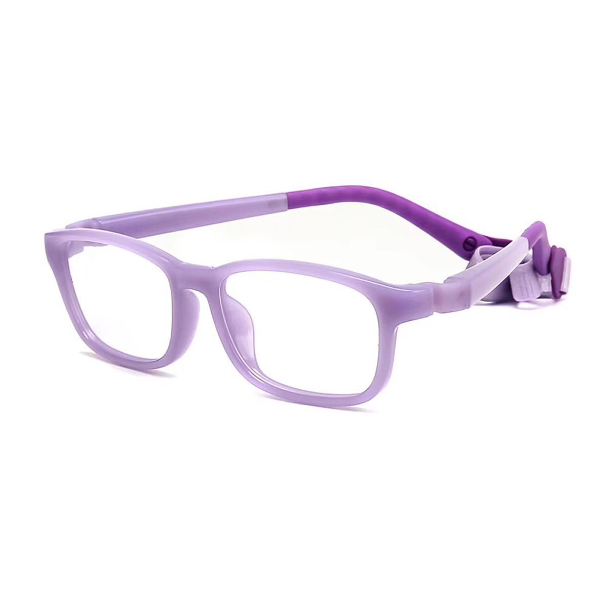 Mémoire Silicone Square Cartoon Ajustement des verres optiques pour enfants