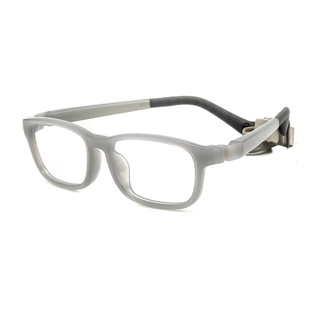 Mémoire Silicone Square Cartoon Ajustement des verres optiques pour enfants