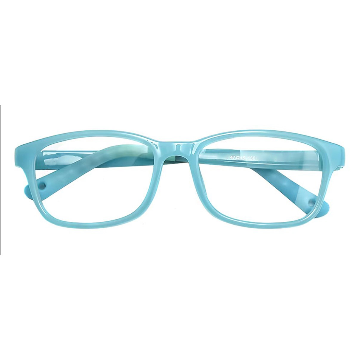 Mémoire Silicone Square Cartoon Ajustement des verres optiques pour enfants