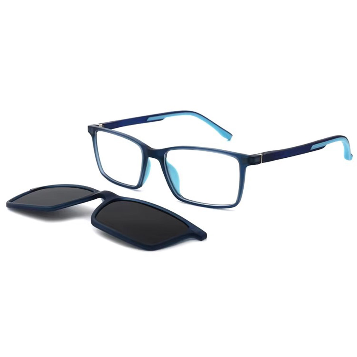 PC de cadre flexible avec verres de soleil magnétiques détachables pour enfants