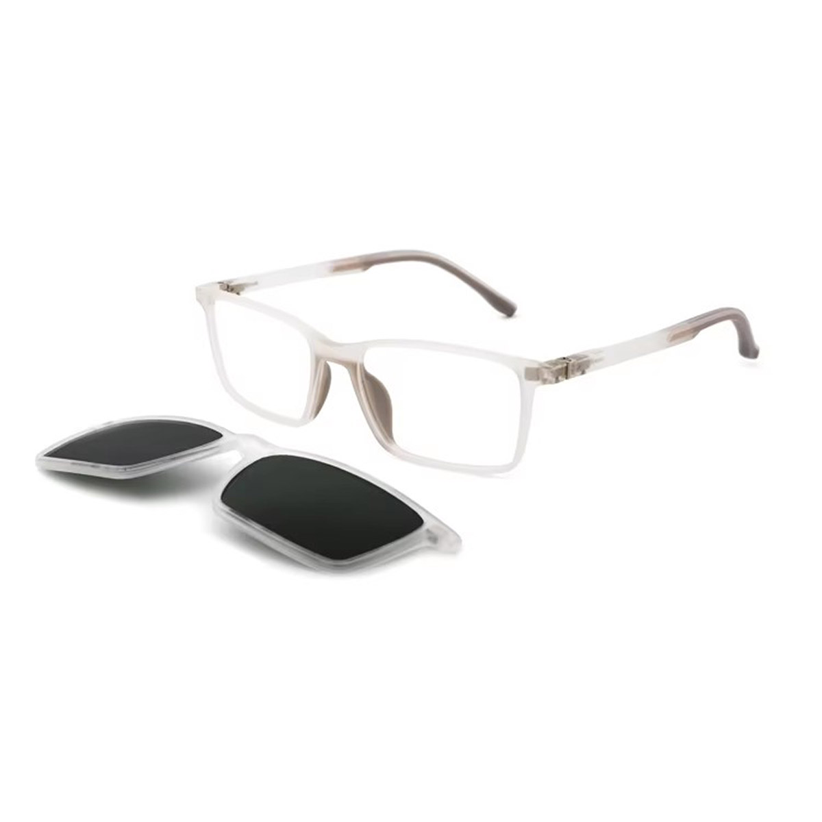 PC de cadre flexible avec verres de soleil magnétiques détachables pour enfants