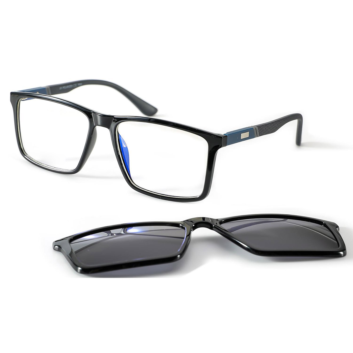 Clip antidérapant et résistant à l'usure sur les lunettes de soleil