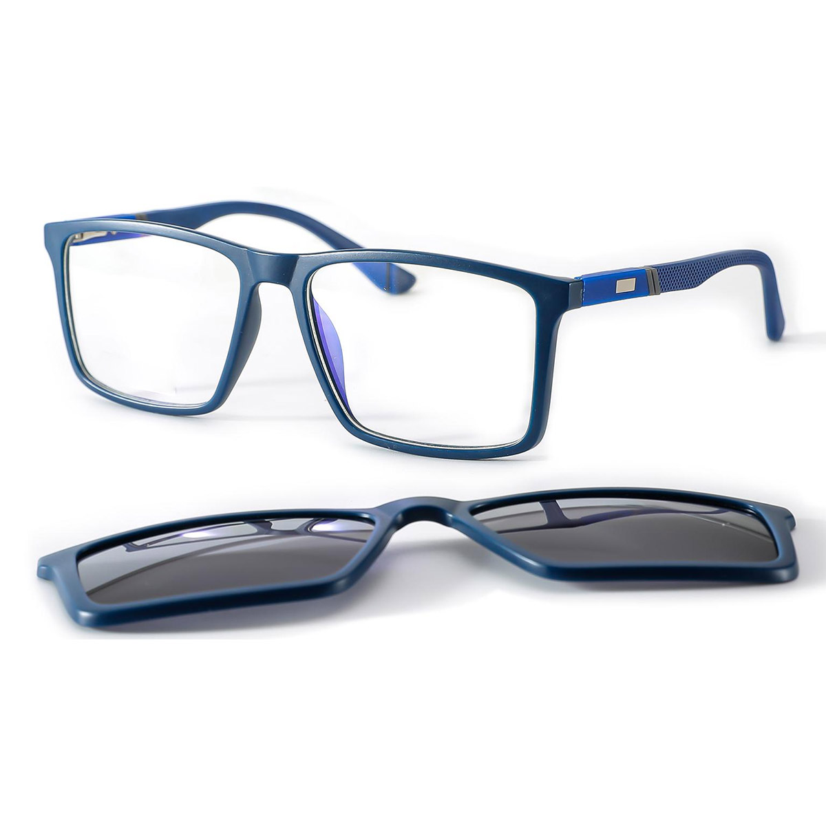 Clip antidérapant et résistant à l'usure sur les lunettes de soleil