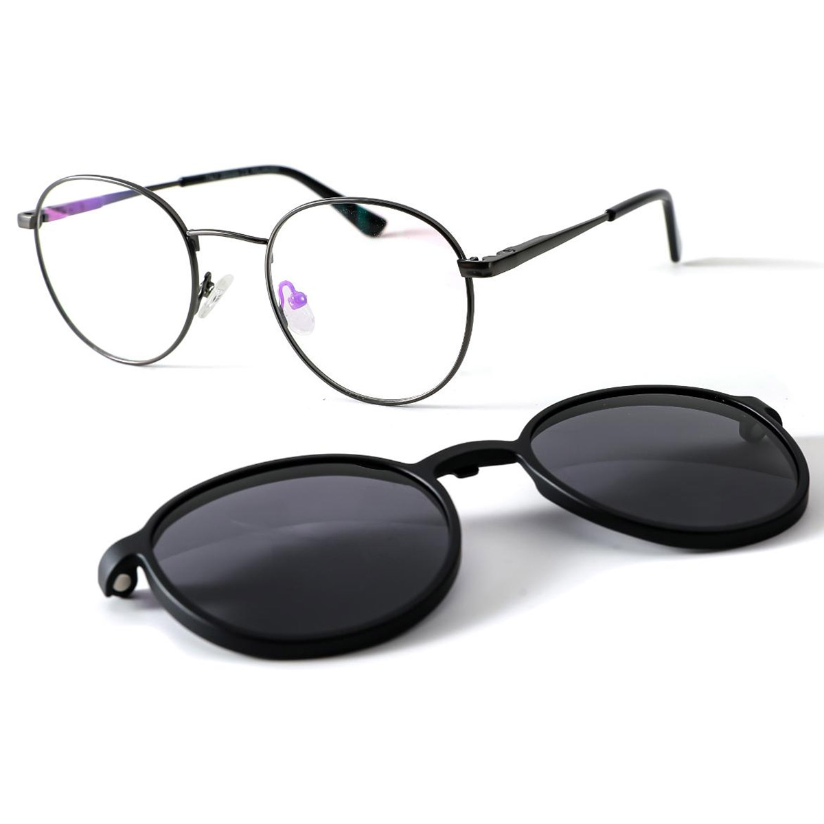Clip résistant à l'huile sur les lunettes de soleil