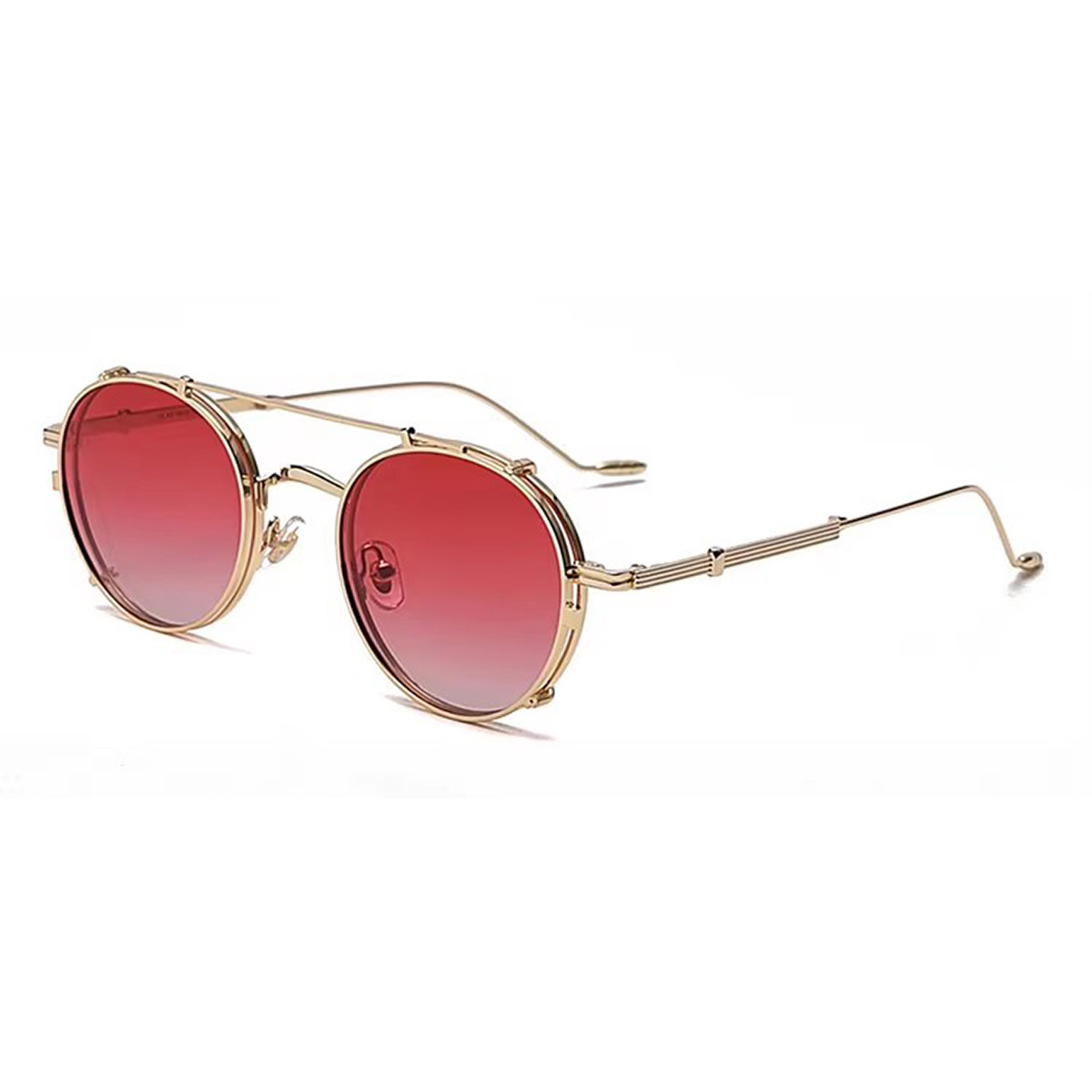 Clip magnétique polarisé sur les lunettes de soleil