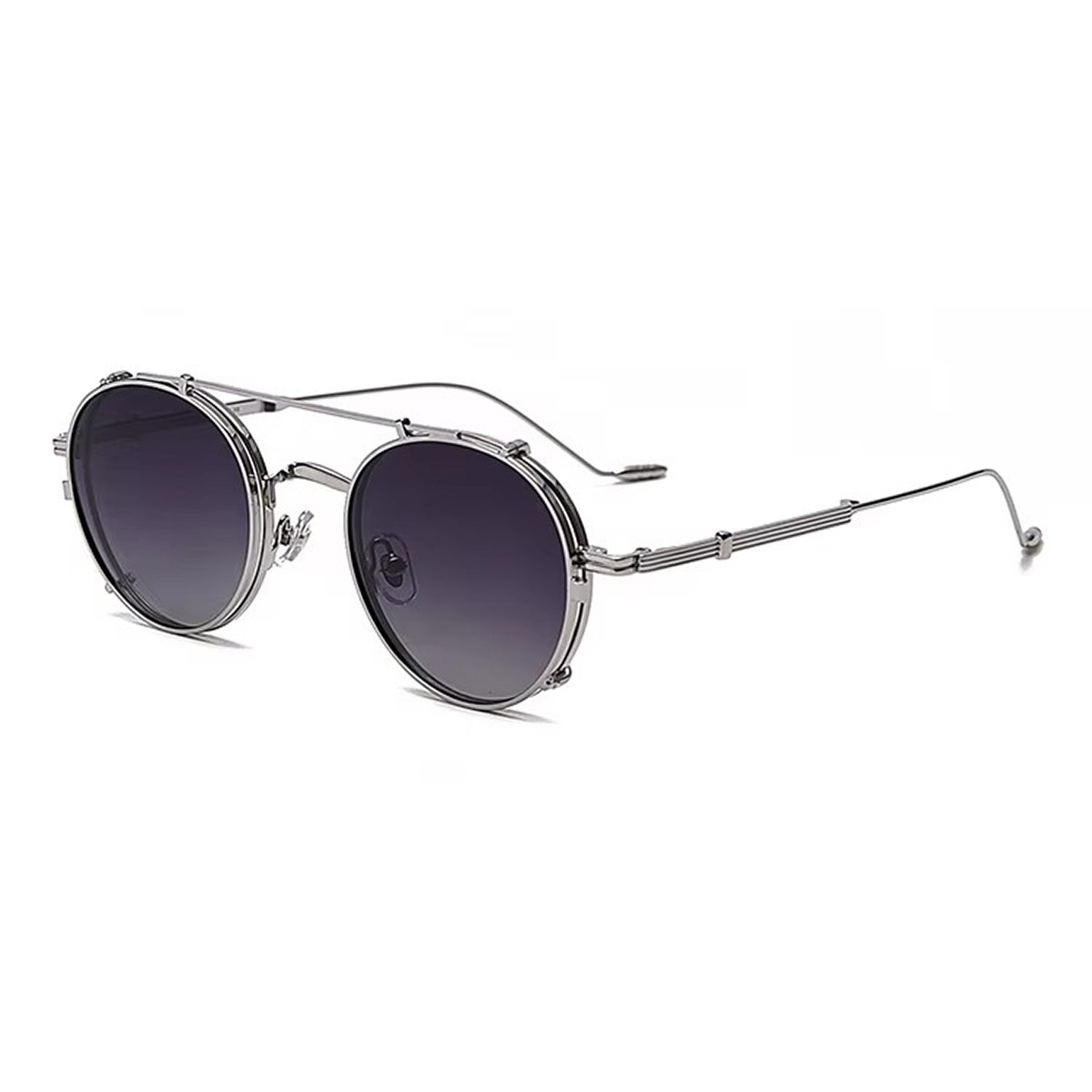 Clip magnétique polarisé sur les lunettes de soleil