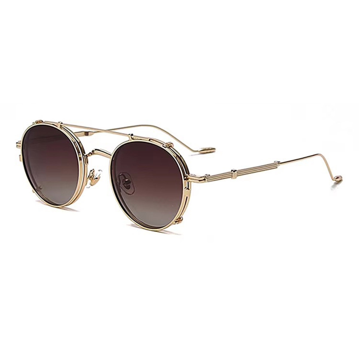 Clip magnétique polarisé sur les lunettes de soleil