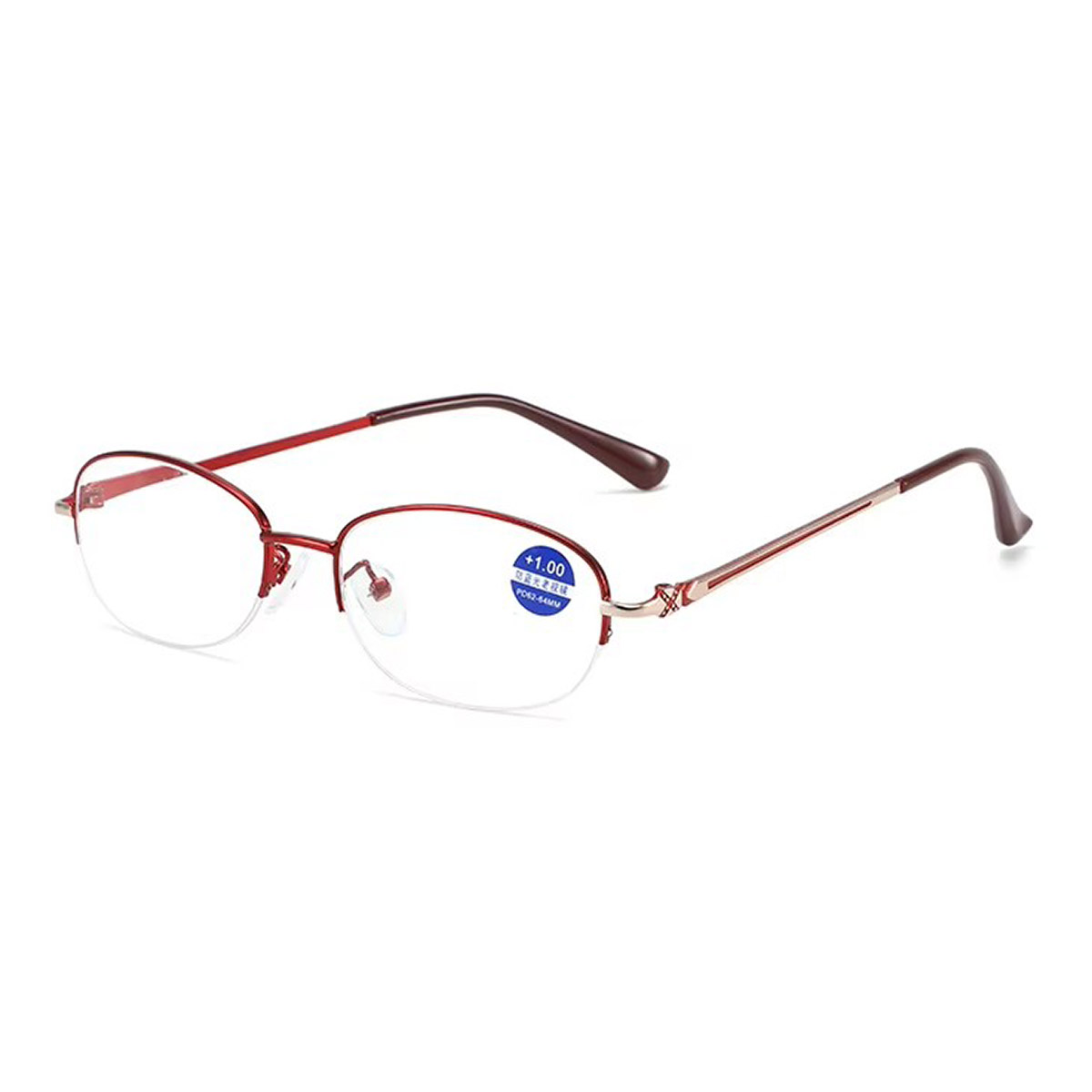 Metal Metal Elegant Elegant Women's Progressive Multi-focal Lunes Lunes