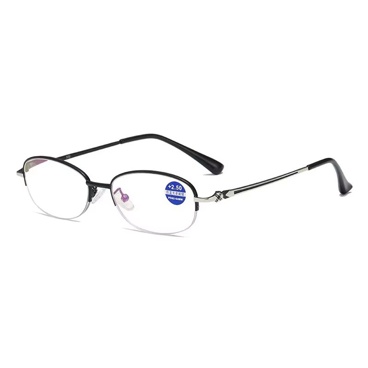 Metal Metal Elegant Elegant Women's Progressive Multi-focal Lunes Lunes