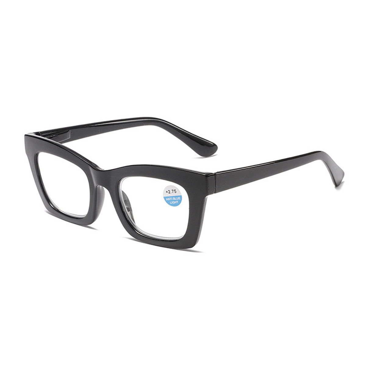 Couleur de dégradé assiette à la mode aux yeux de lecture de lumière anti-bleue