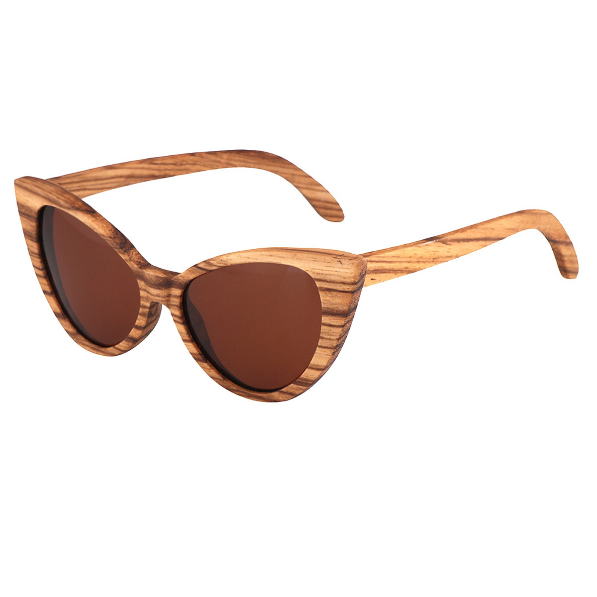 Lunettes de soleil en bois élégantes