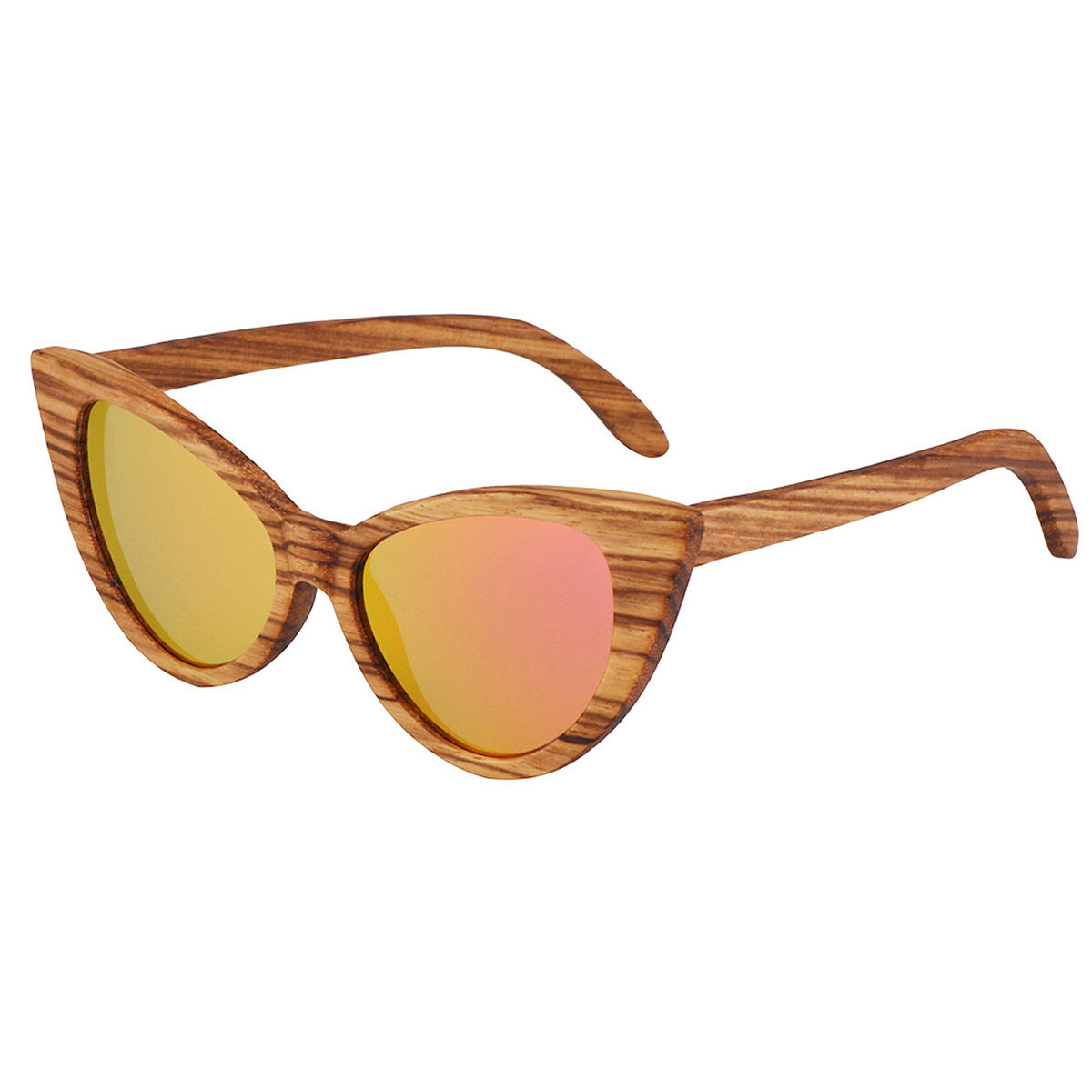 Lunettes de soleil en bois élégantes