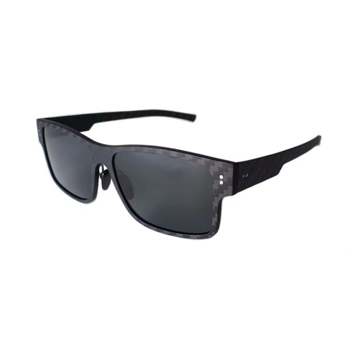 Lunettes de soleil en fibre de carbone surdimensionnée ultra-légère