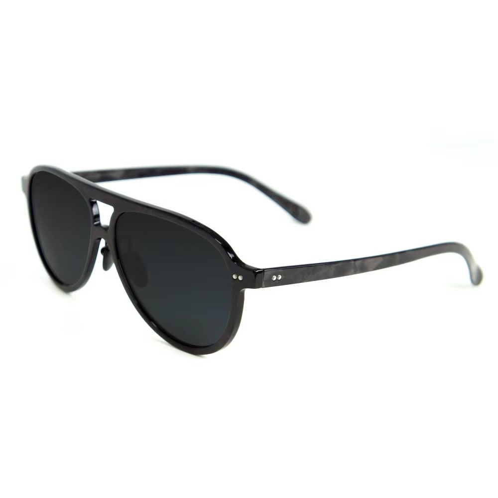 Lunettes de soleil en fibre de carbone aviateur classique