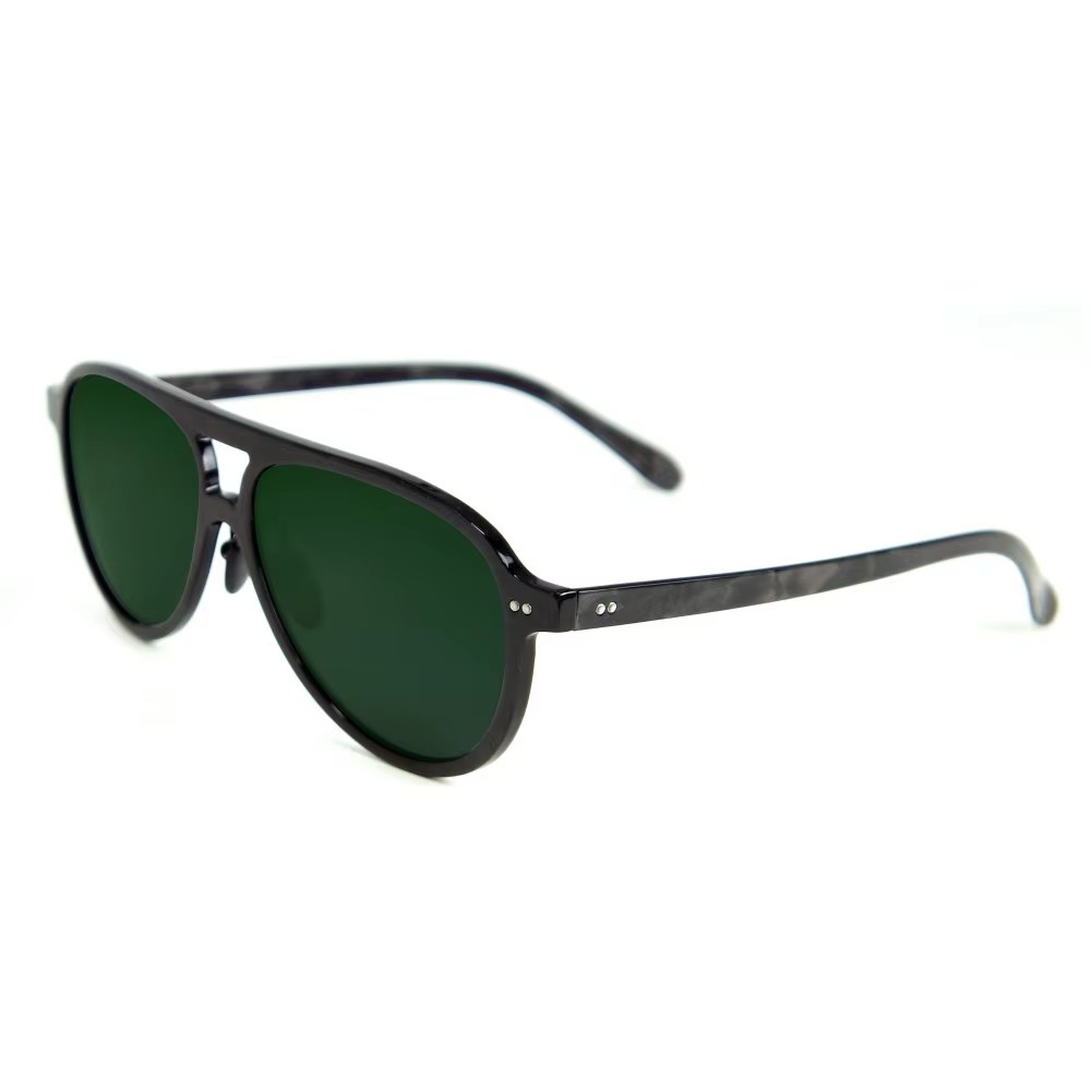 Lunettes de soleil en fibre de carbone aviateur classique