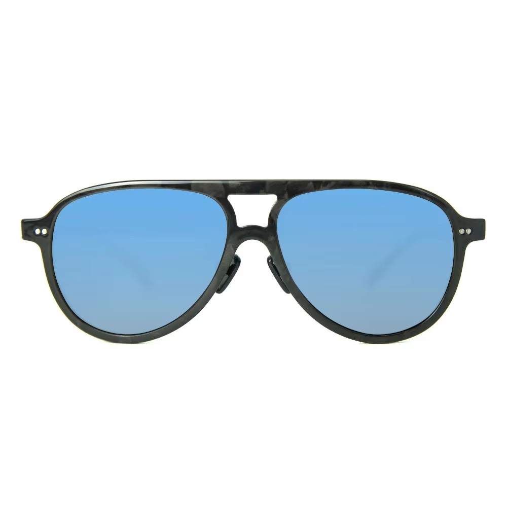 Lunettes de soleil en fibre de carbone aviateur classique