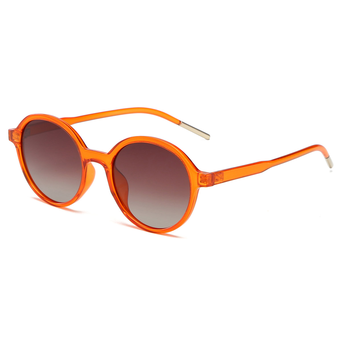Transparent Colorful Round Frame TR / PC Sunglasses