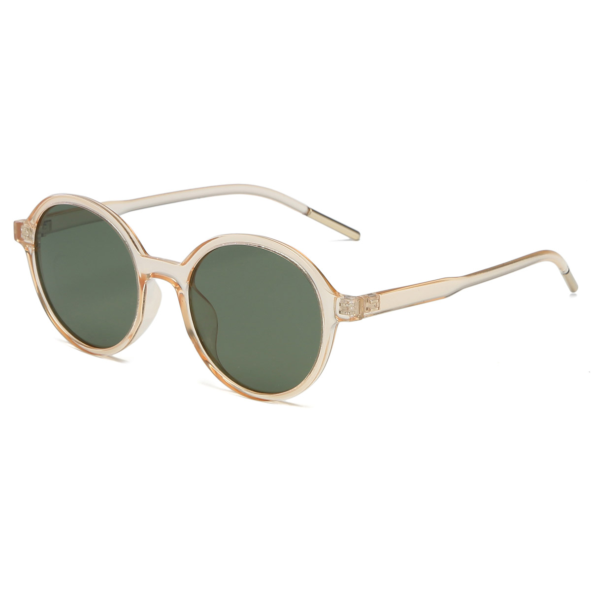 Transparent Colorful Round Frame TR / PC Sunglasses