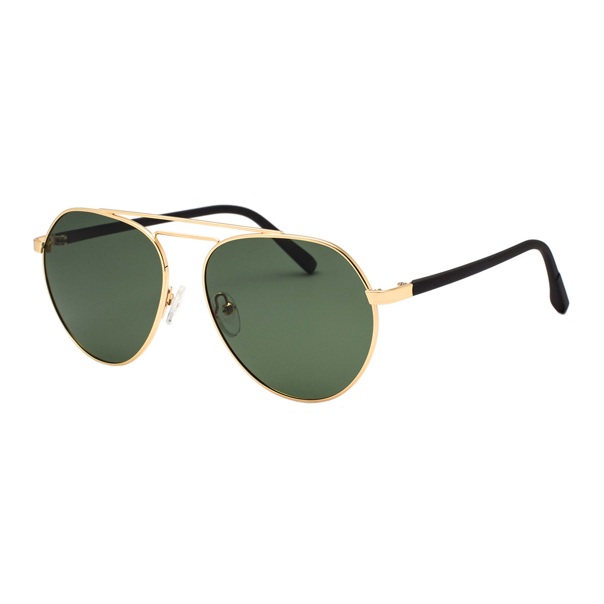 Cadre aviateur en acier inoxydable TR Foot Sunglasses