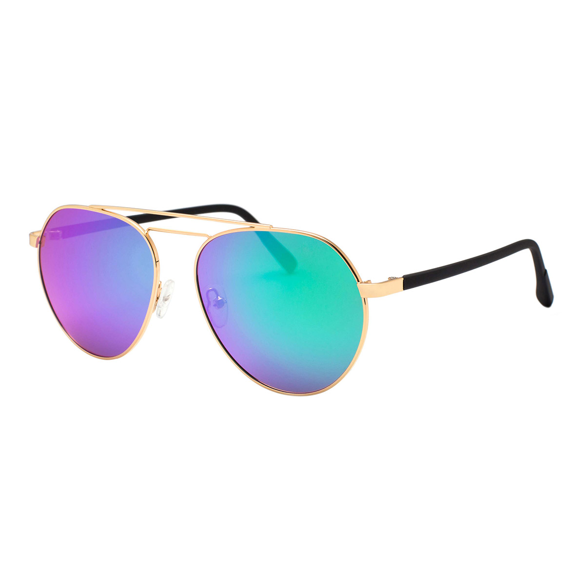 Cadre aviateur en acier inoxydable TR Foot Sunglasses
