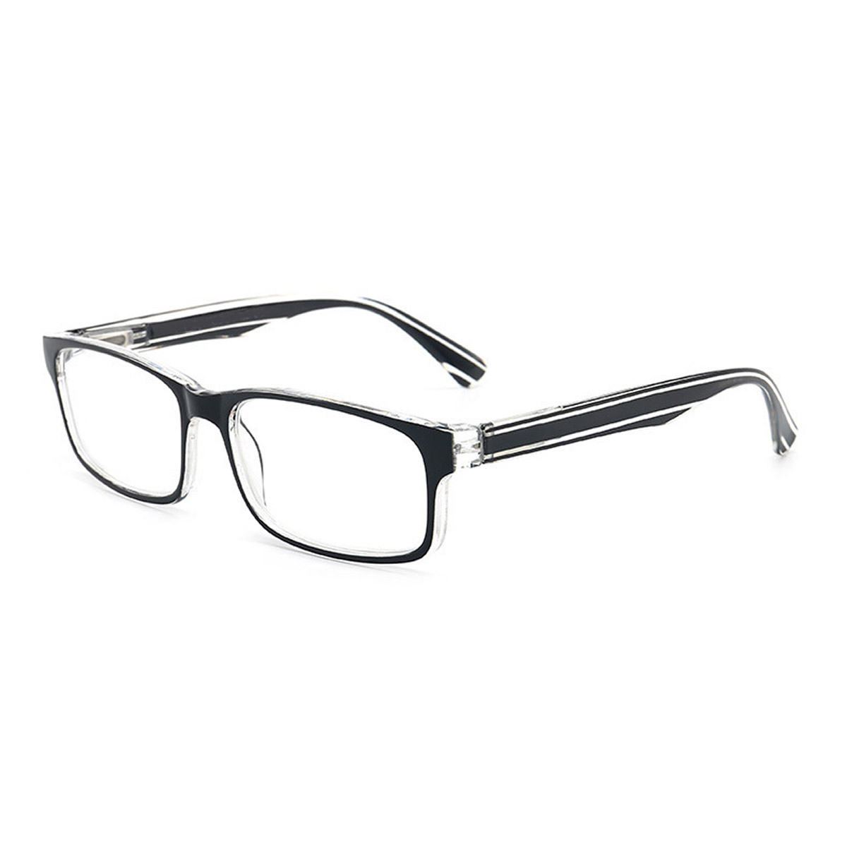 TR90 MENS ULTA-LIGHT Square Elastic à charnière Lunes de lecture