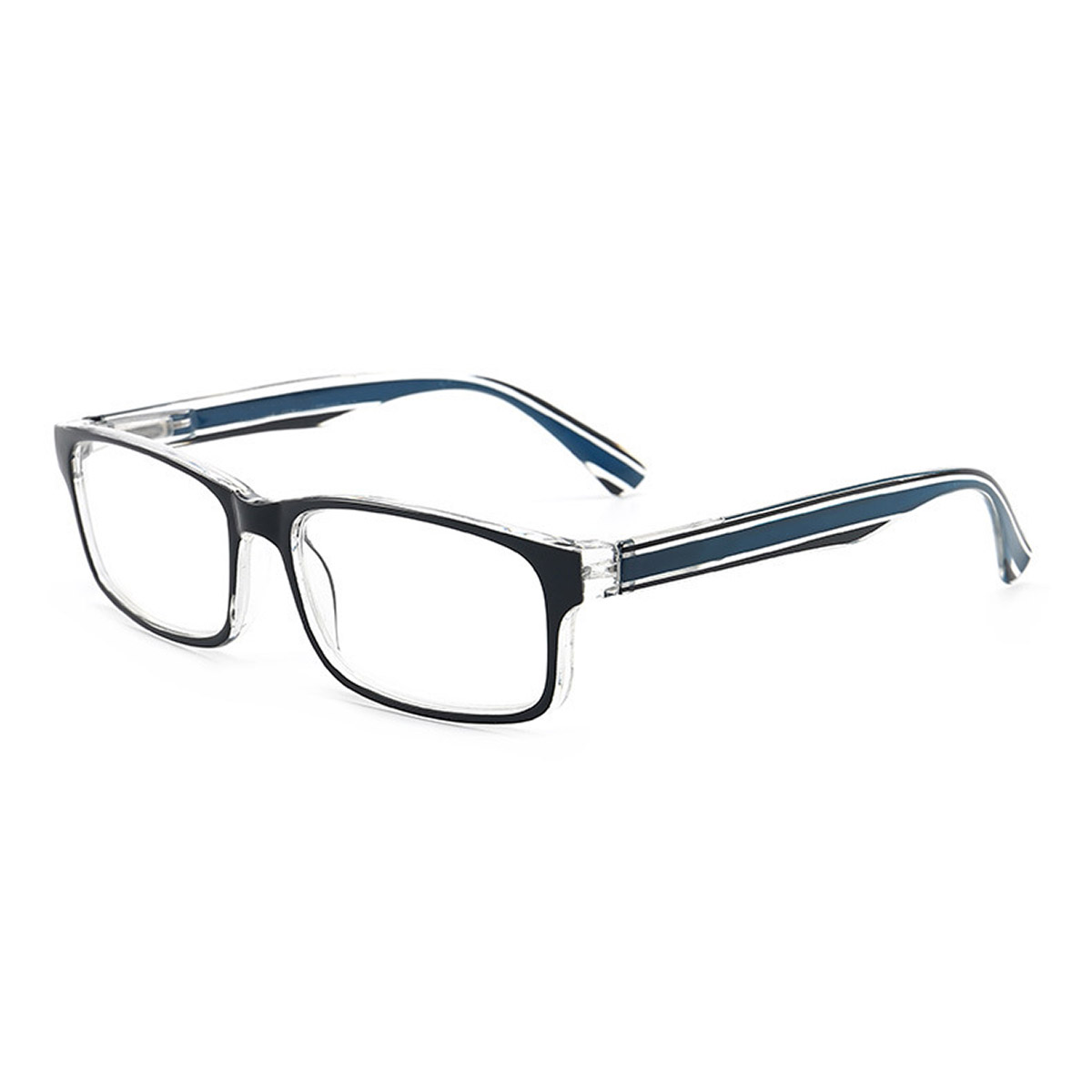 TR90 MENS ULTA-LIGHT Square Elastic à charnière Lunes de lecture