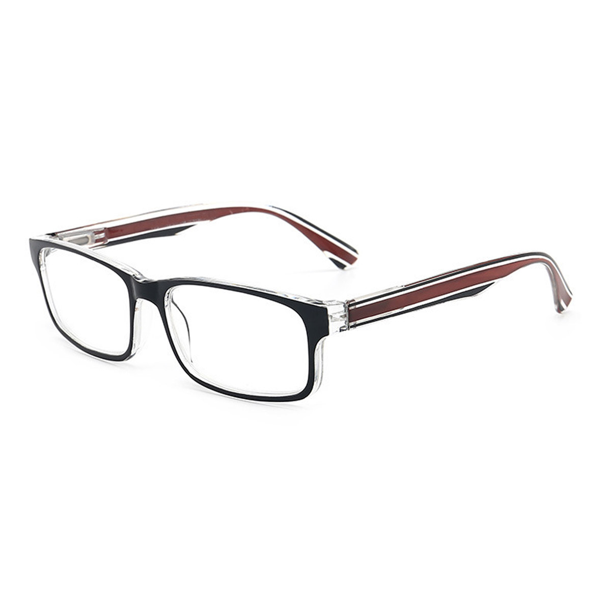 TR90 MENS ULTA-LIGHT Square Elastic à charnière Lunes de lecture