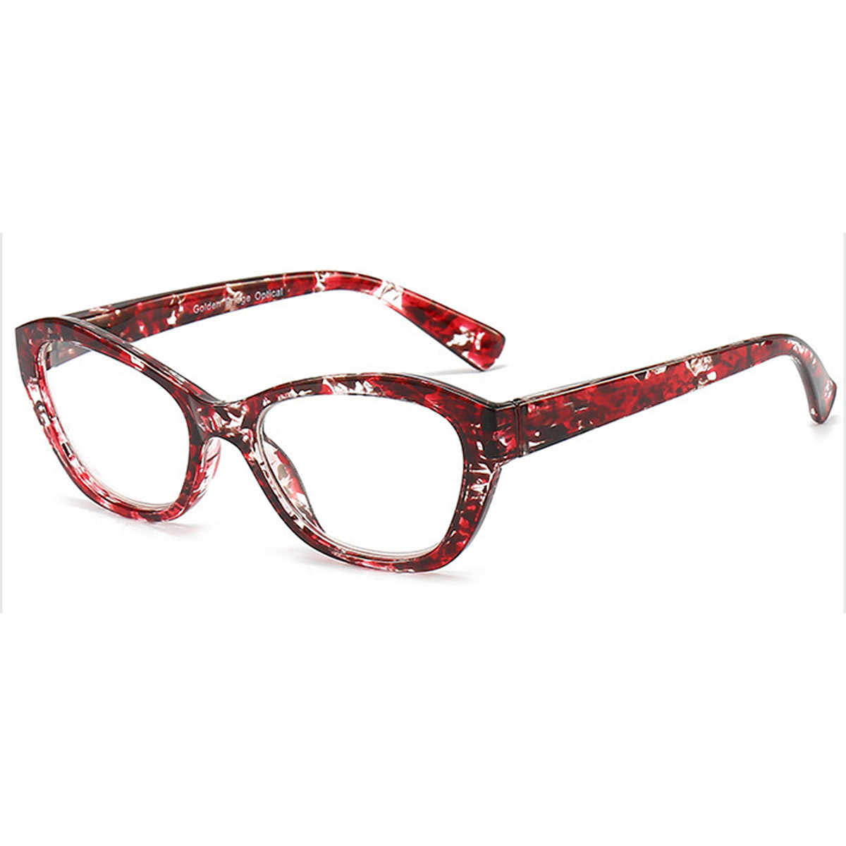 Lunes à œil de chat à la mode des femmes avec des lunettes de lecture multifocales progressives