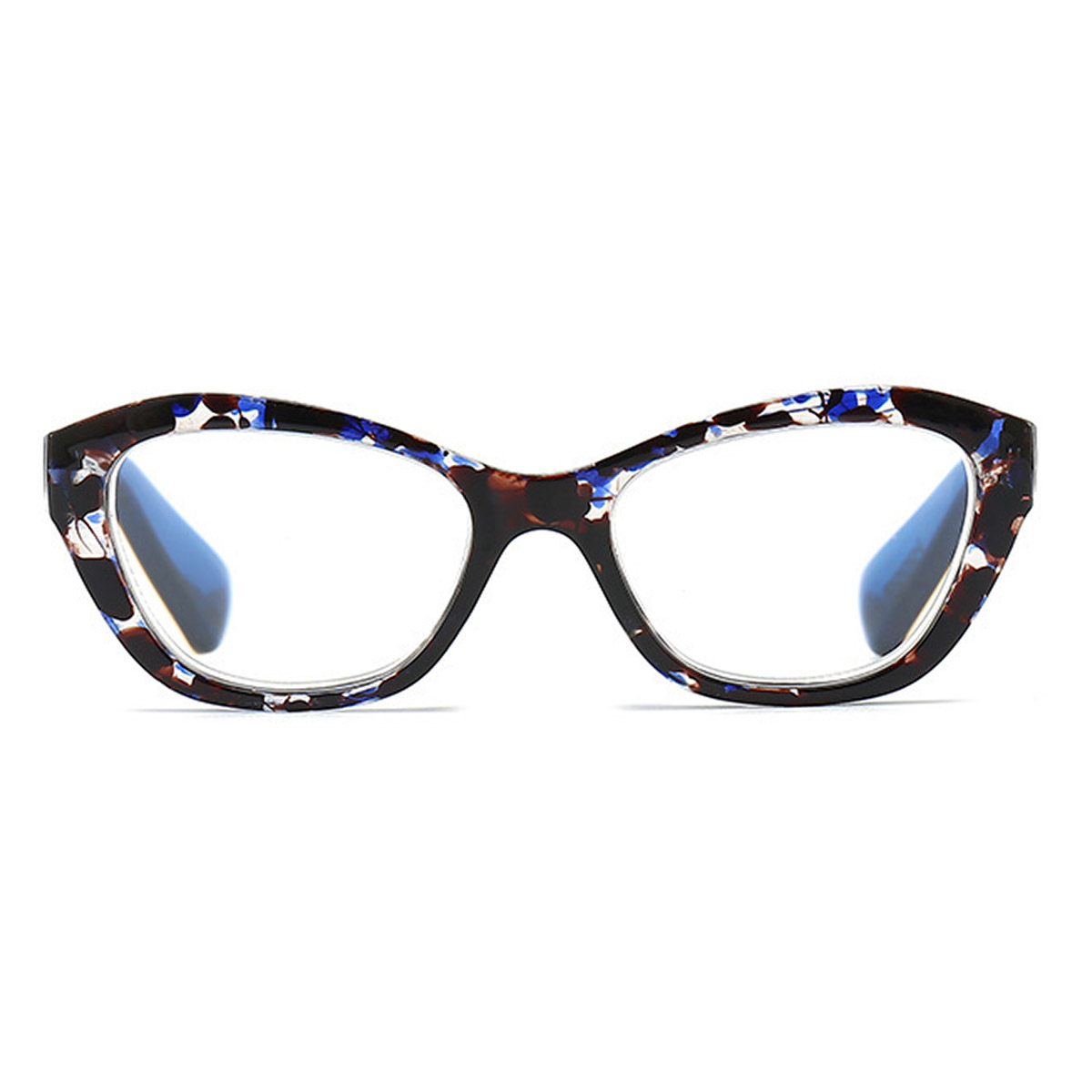 Lunes à œil de chat à la mode des femmes avec des lunettes de lecture multifocales progressives
